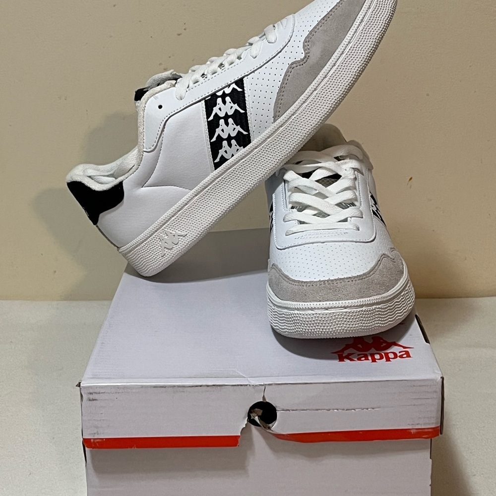 Kappa White and Gray Sneakers Modern Comfort